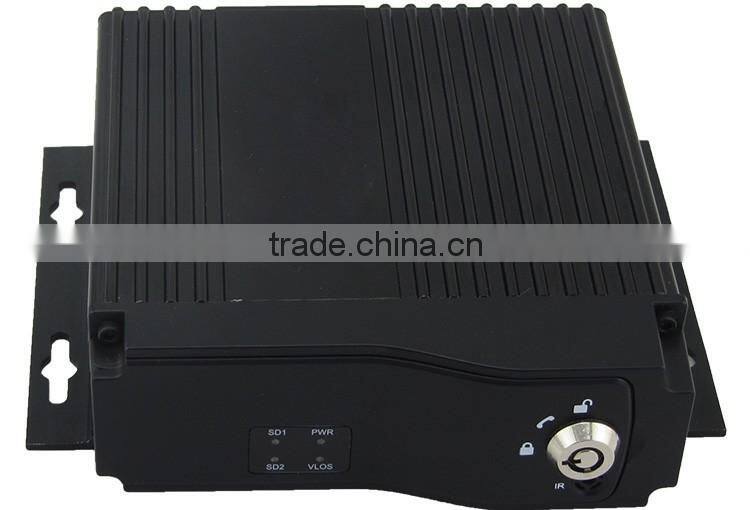 4 channel 128GB Sd Card bus DVR with 720p ahd camera input .