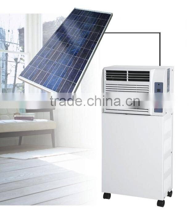 300W-500W energy saving 100% solar type portable air conditioner