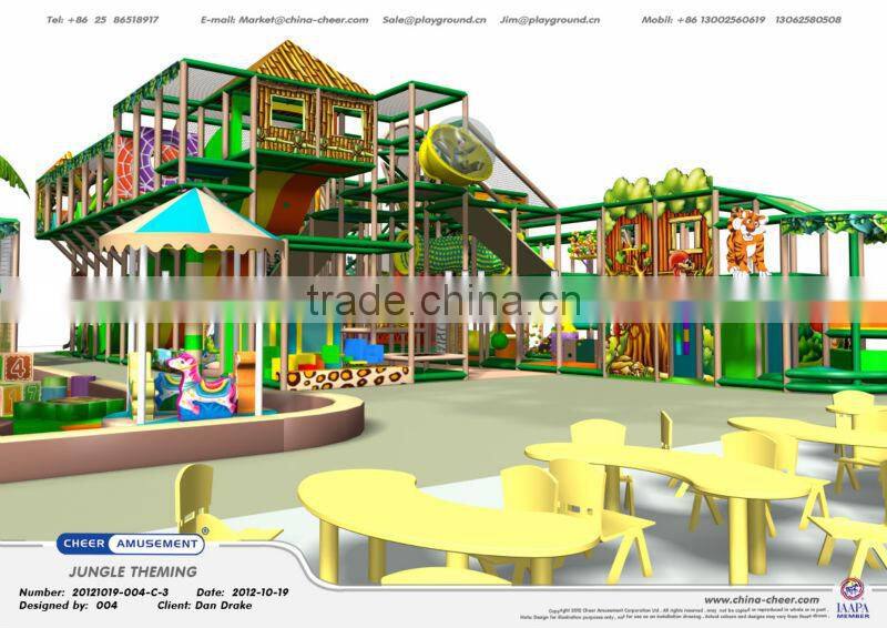 Cheer Amusement jungle Themed kids indoor playground design