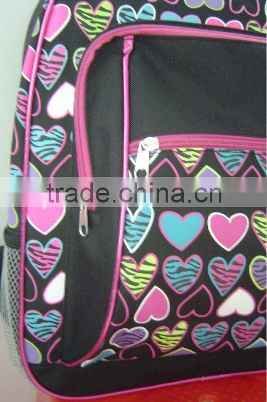 kids school backpack bag with printing