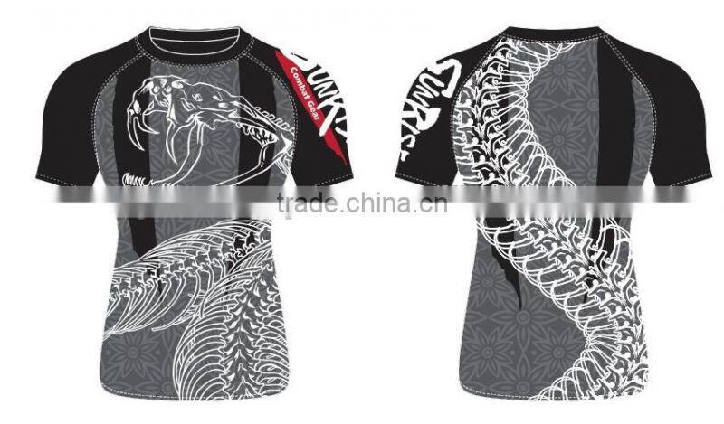 2016 High Quality Wholesale mma Rash Guard