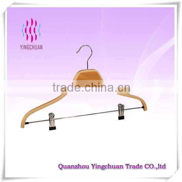 Hotel suit coat shirt solid wooden hanger