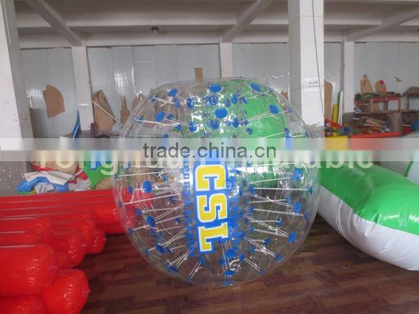 crazy inflatable belly bump ball