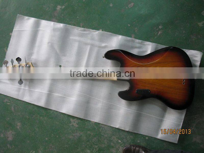 5 String electric bass guitar with pickup and bridges cover metal custom design