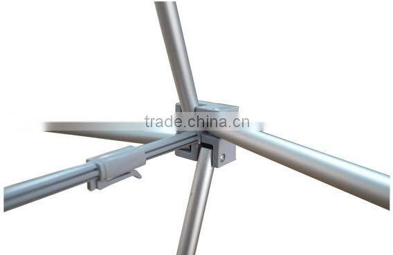 JC 10ft exhibition display aluminum alloy fabric display with magic tape