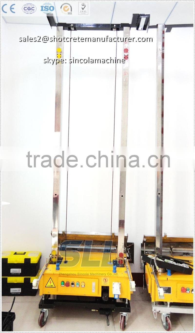 wholesale prices stainless wall plastering/Automatic rendering cement /gypsum /sand/lime mortar machine