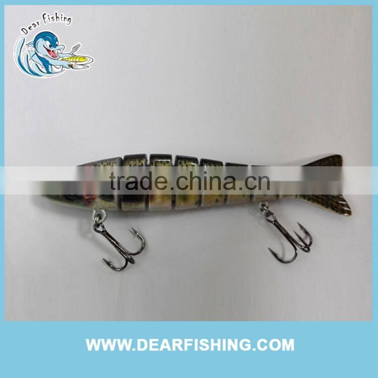 hard plastic fishing lure trout fishing multi joint lure bodied fishing lure