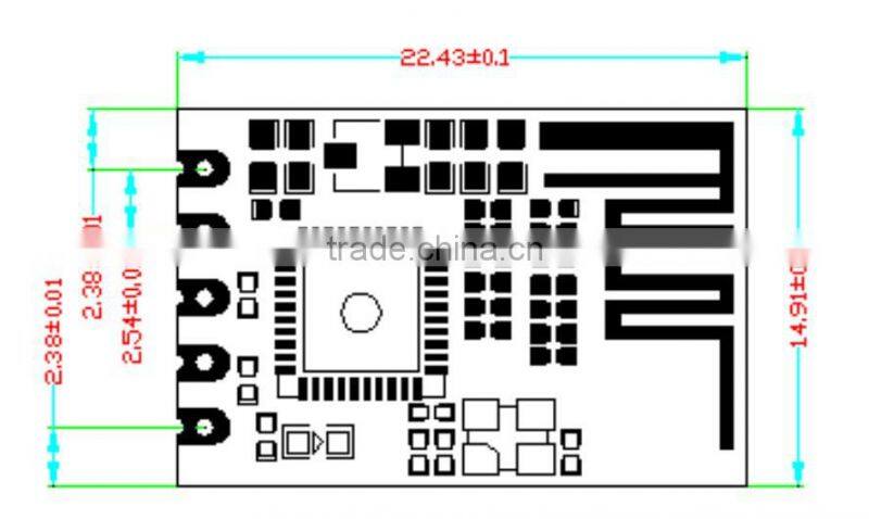 RF2541UART Bluetooth 4.0 Module Module