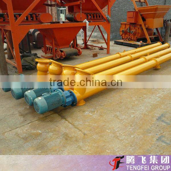 Durable concrete stainless steel screw conveyor