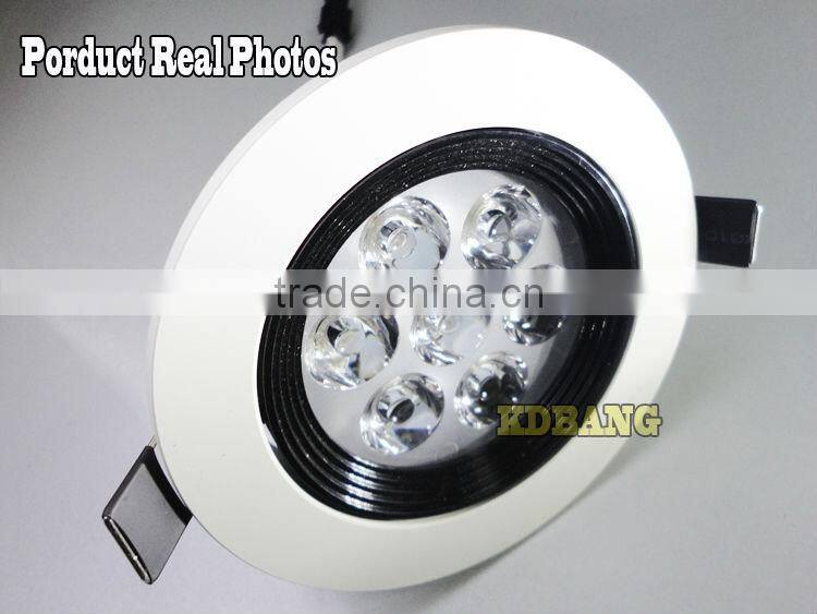 China online selling high power led 7w recessed downlight