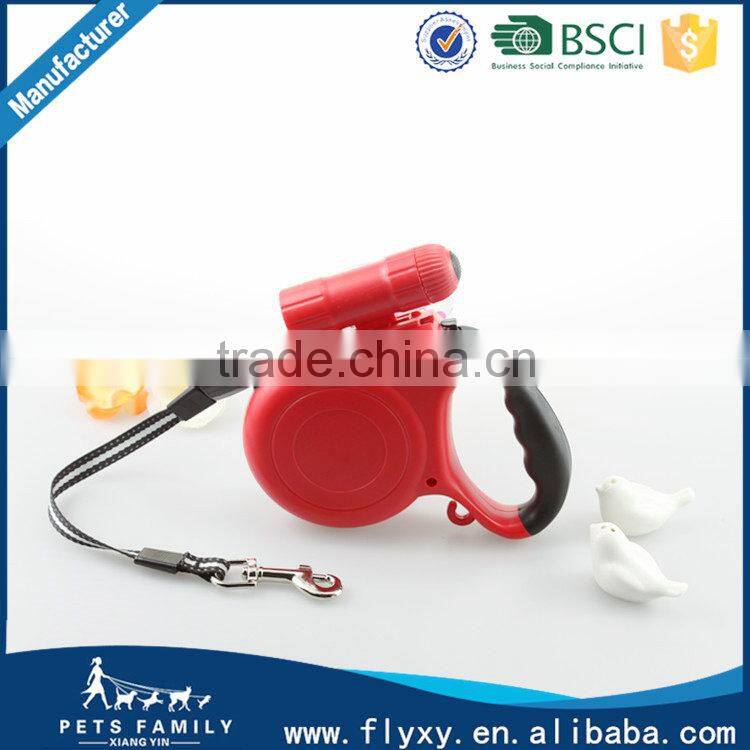 High quality pet leash nylon leash retractable