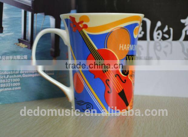 music note cup, customized music note mugs