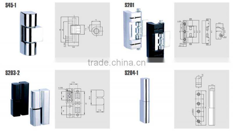 2015 hot selling Zinc Alloy Folding Powder Coating door Hinge SHG204-1
