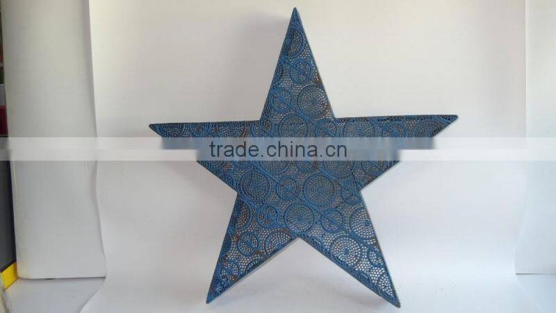 3D metal wall deco- metal star