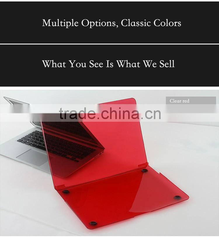 For macbook pro clear pc case,case for MaCbook