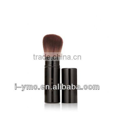 hair brushes private label,matt black handle makeup retrctable brush
