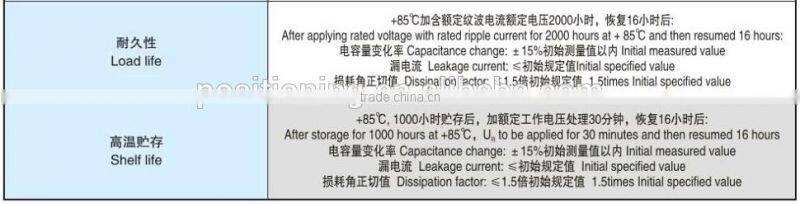 Suitable for household appliances of large electrolytic capacitors
