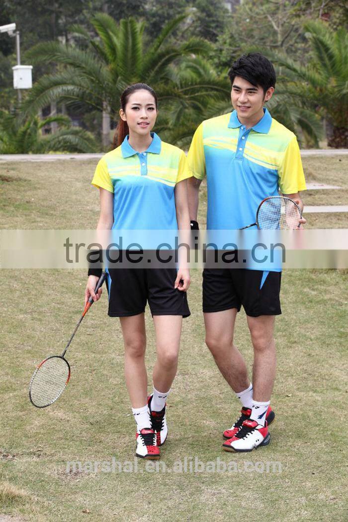 Newest fashionable badminton uniforms sets,wholesale volleyball jerseys wholesale badminton jersey