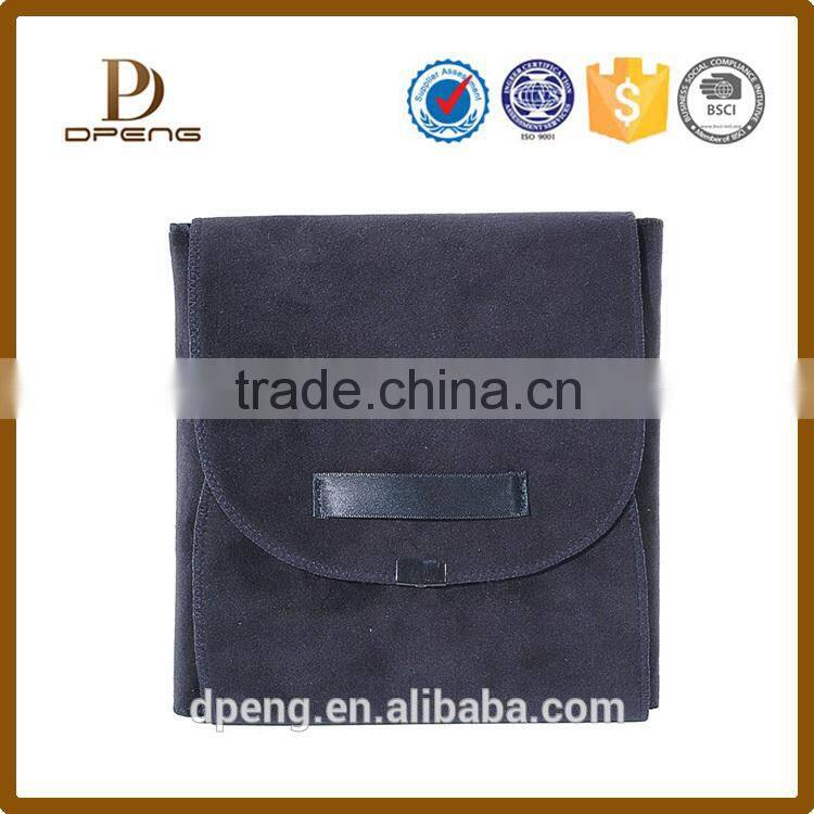 High quality custom jewelry pouch travel velvet jewelry bag