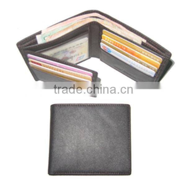 hot sale business wallet leather credit card holder men's travel wallet