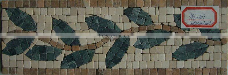 Lava Mosaic Border line Art Marble Mosaic YFL056