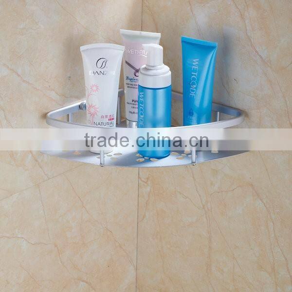 single tire hot sale new design household corner rack for bathroom towel shelf basket