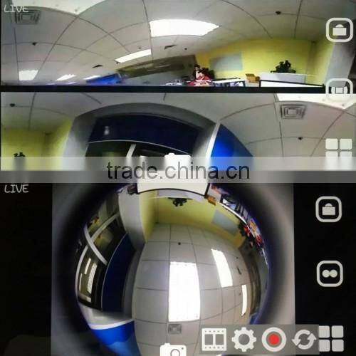 360*190 Degrees Large Wide Angle Lens WiFi Sport Camcorder Panoramic View Sport Camera
