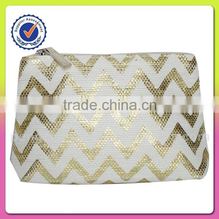 polyester with paper straw clutch bag manufacturer in china