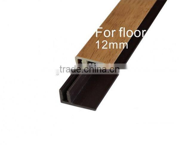 PVC end edge trim//laminate End profile//PVC end trim covered with PVC wrapping