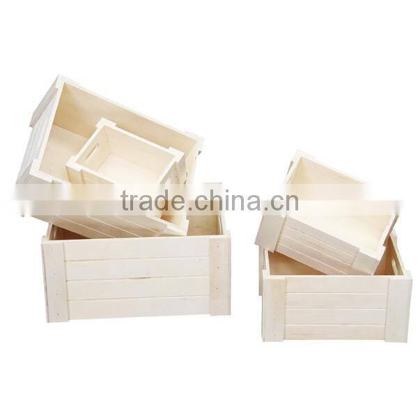 Cheap wooden packing box wooden fruit box wooden fruit crate