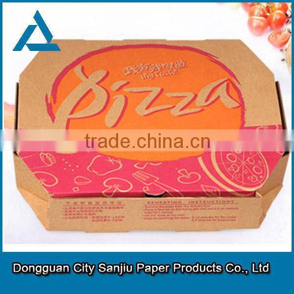 China factory both size brand name printed your trusted pizza box