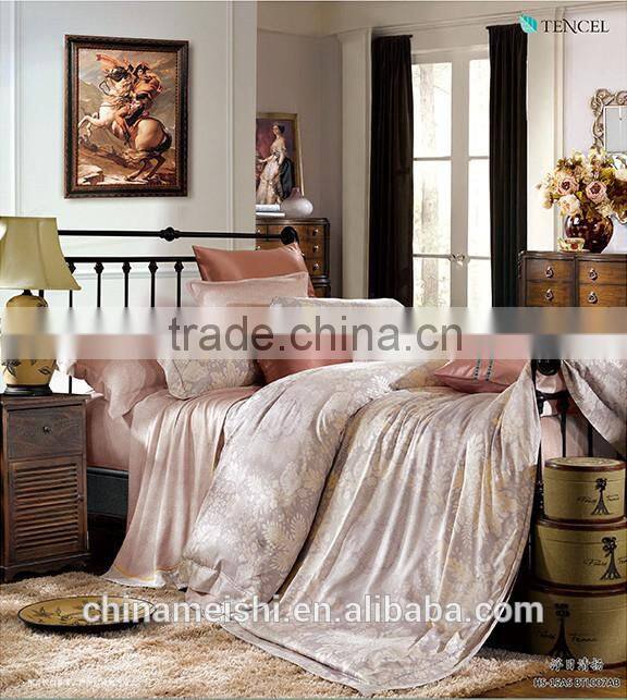 bridal floral printed bedroom set 80S tencel duvet cover set