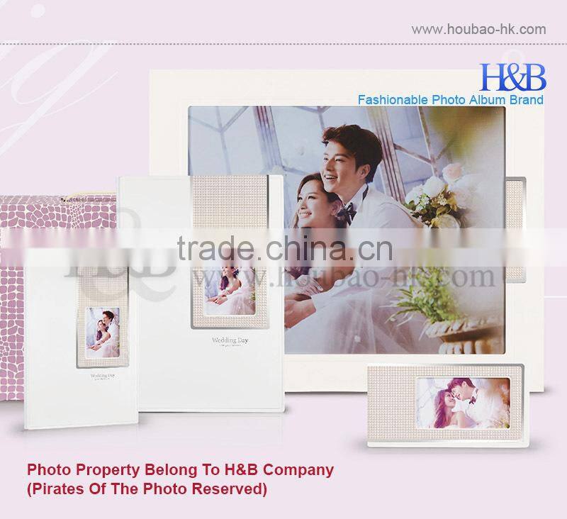 Beautiful look photo album with suitcase diamound photo album