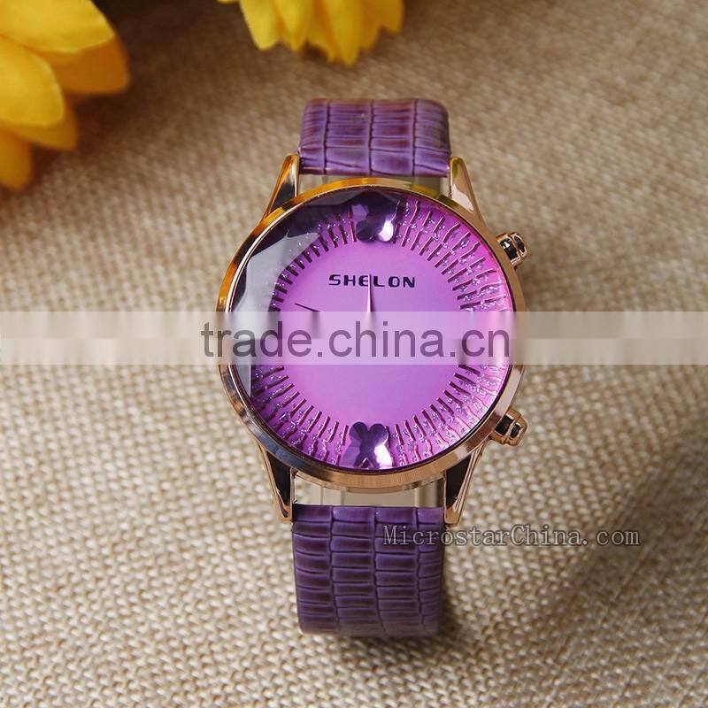 2016 Navy Blue Canvas Strap Wrist Watch