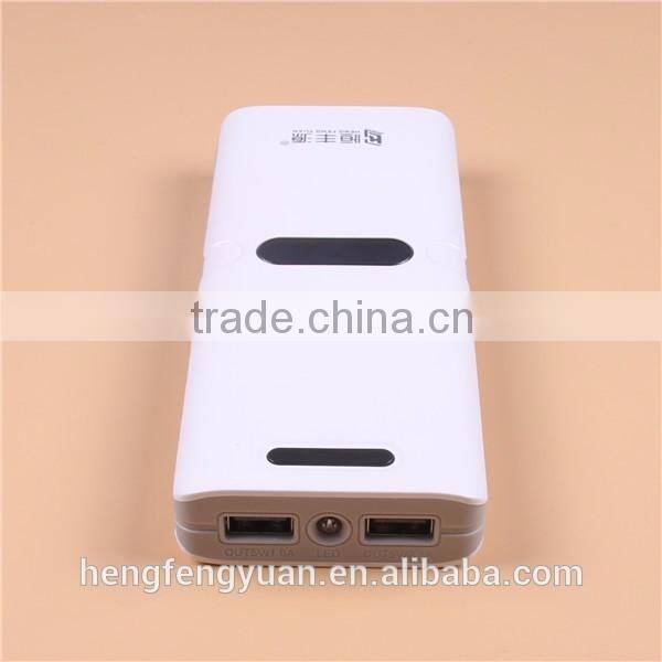 Factory Price Dual USB 18650 Power Bank 20000mAh