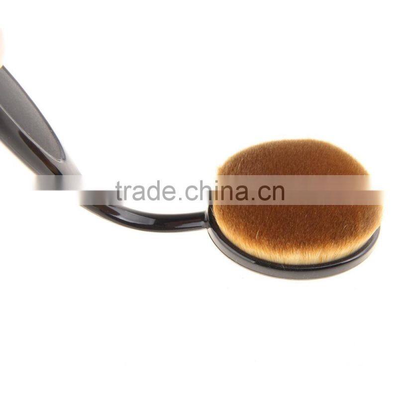 2016 New Professional 10 Pcs Soft Oval Toothbrush Makeup Brush Sets Foundation Brushes Contour Powder Blush Concealer Brush