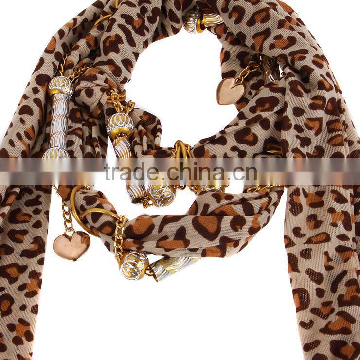 leopard Fabric belt