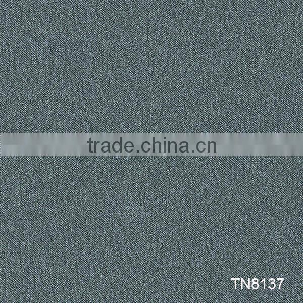 Fire resistance heavy commercial carpet tile with PVC backing