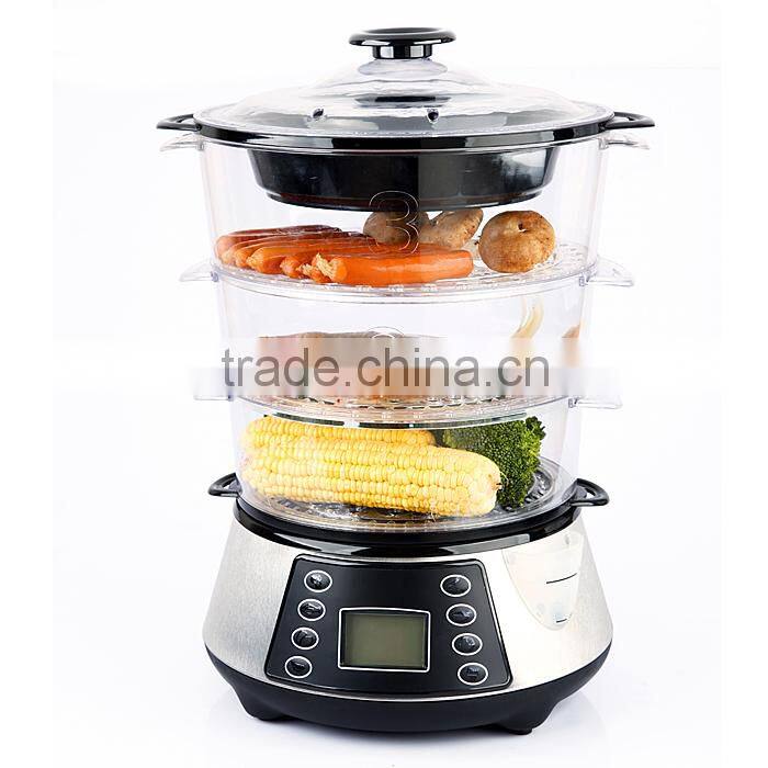 Electric home food steamer with CE,ROHS,ETL XJ-7K118