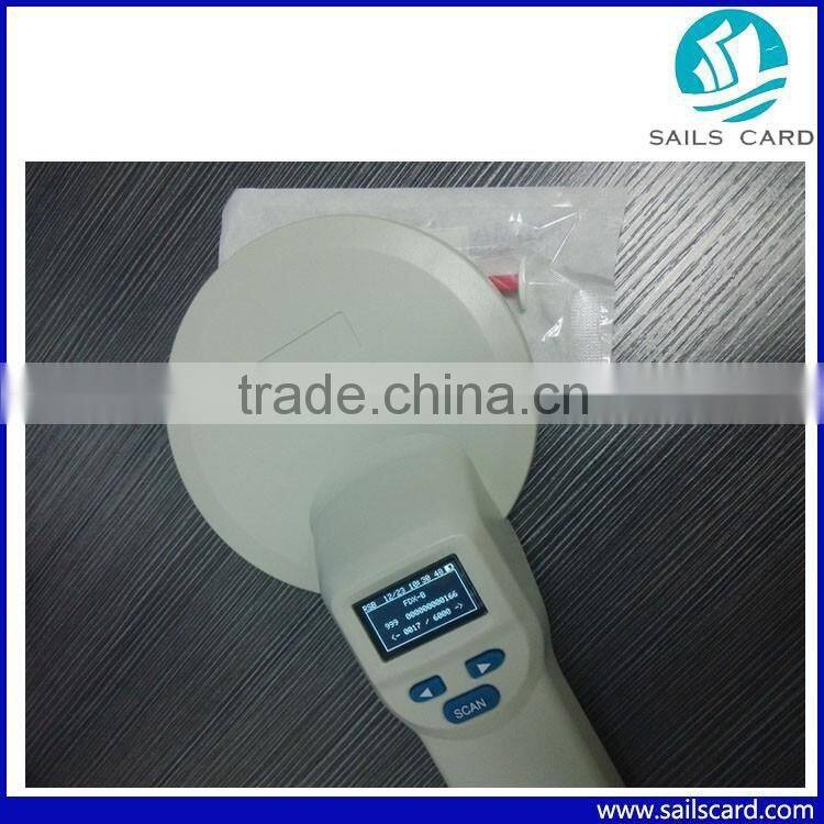 Hot sale RFID Animal ear tag reader with ISO Standard