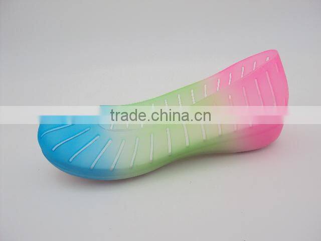 new styles gradient color woman's inject eva sandals