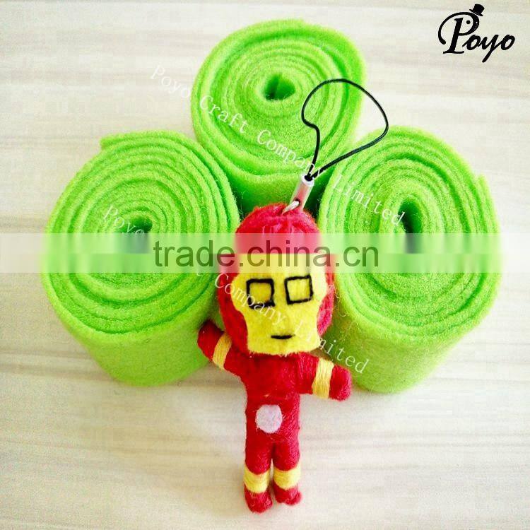 super hero doll keychain