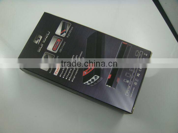 high-quality 2600mah portable solar charger with LED light