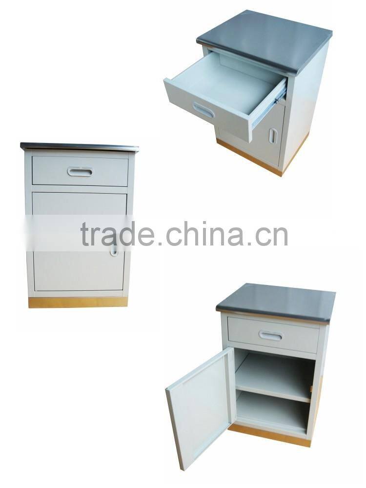 Used Hospital Carbon Steel Medical Bedside Tables For Sale