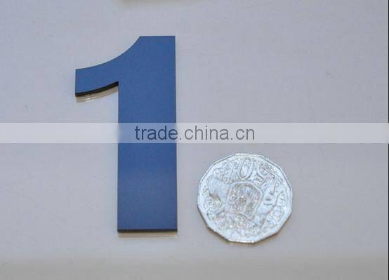 Custom size colorful acrylic number plates