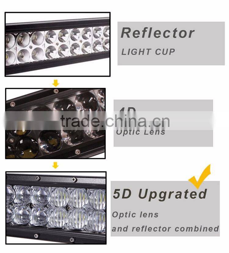 wholesale led light bar 288w curved led light bar 12v 5d led light bar