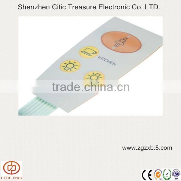 Textured membrane Keypad for medical application