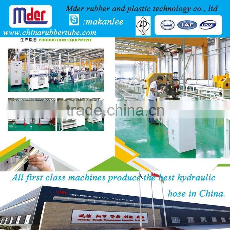 DIN series hydraulic high pressure rubber hose tube