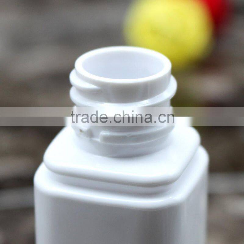 50ml mineral water white square plastic bottle