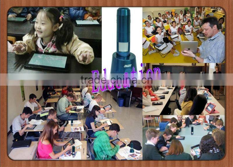 5~200 portable digital microscope for mobile phone and tablet PC